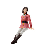 「ガンダム」スレッガー、ミライがリアルな可動フィギュアに！“ハンバーガーを食べるシーン”も再現