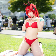 レッドフード（水着ver.）『勝利の女神:NIKKE』／僕プリ（X：@kimimo_purin）