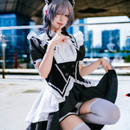 「魔法メイドカフェ マジカルロリポップ」メイド服（本人デザイン）／月海つくね（X：@XaiabP）