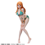 零れそうなほどの大ボリューム…！「ワンピース」水着姿の「ナミ」が1/4スケールで巨大フィギュア化