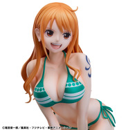 零れそうなほどの大ボリューム…！「ワンピース」水着姿の「ナミ」が1/4スケールで巨大フィギュア化