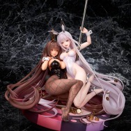 バニーガール姿がセクシー！『勝利の女神：NIKKE』より“ノワール＆ブラン”がイベント「Bunny X 777」ビジュで立体化