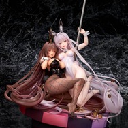 バニーガール姿がセクシー！『勝利の女神：NIKKE』より“ノワール＆ブラン”がイベント「Bunny X 777」ビジュで立体化