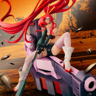 ショートパンツに大股開きの大胆ポーズ!「グレンラガン」より「ヨーコ」が立体化―ライフル構える姿を躍動感たっぷりに再現