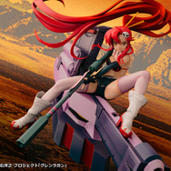 ショートパンツに大股開きの大胆ポーズ!「グレンラガン」より「ヨーコ」が立体化―ライフル構える姿を躍動感たっぷりに再現