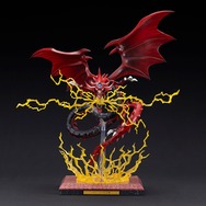 『遊戯王』ラー、オシリス、オベリスクの三幻神が究極の姿で降臨！エフェクトパーツやライトアップ機能搭載専用台座、記憶石版リモコンがセットで商品化