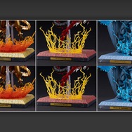 『遊戯王』ラー、オシリス、オベリスクの三幻神が究極の姿で降臨！エフェクトパーツやライトアップ機能搭載専用台座、記憶石版リモコンがセットで商品化