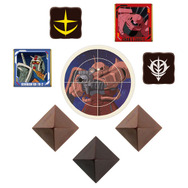 「ガンダム」パッケージ＆チョコのデザインが特徴的！シャア専用ザクのヘッド型ケースや、ユニコーンガンダムの缶など全7商品