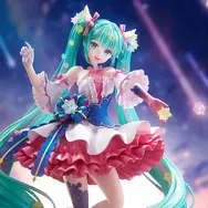 ツインテや衣装に散りばめられた星が綺麗！「初音ミク」エキスポ10周年記念イラストコンテストのキービジュアルフィギュアが再販