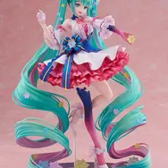 ツインテや衣装に散りばめられた星が綺麗！「初音ミク」エキスポ10周年記念イラストコンテストのキービジュアルフィギュアが再販