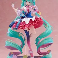 ツインテや衣装に散りばめられた星が綺麗！「初音ミク」エキスポ10周年記念イラストコンテストのキービジュアルフィギュアが再販