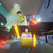 大流行した“カロリーメイト”3Dアクションゲームに続編！中村悠一、杉田智和らに加え、大塚明夫演じる「リキッド」も引き続き参戦