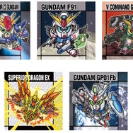 昔懐かしい「元祖SDガンダム」シール付きスナック第2弾、追加生産が決定!「νガンダムHWS」や描き下ろしの「ペーネロペー」まで全33種を収録