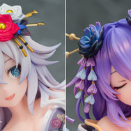 妖艶でセクシーな着物姿…！『ネプテューヌ』シリーズ15周年記念として「パープルハート」「ブラックハート」が1/7スケールフィギュア化