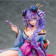 妖艶でセクシーな着物姿…！『ネプテューヌ』シリーズ15周年記念として「パープルハート」「ブラックハート」が1/7スケールフィギュア化