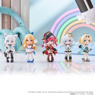 「ホロライブ」白上フブキ、宝鐘マリンら5人がデフォルメフィギュア化！手のひらサイズで可愛い「PalVerse」9月26日予約開始