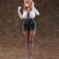 ムチムチの太ももとタイツに視線が…『勝利の女神：NIKKE』エマがコスチューム「オフィスセラピー」姿でフィギュア化