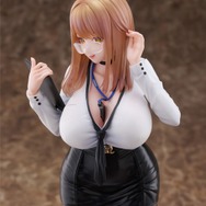 ムチムチの太ももとタイツに視線が…『勝利の女神：NIKKE』エマがコスチューム「オフィスセラピー」姿でフィギュア化