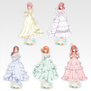 「五等分の花嫁」新作一番くじの全ラインナップ公開！五つ子がウェディングドレス姿で立体化、それぞれの「ときめき顔」にも注目