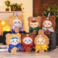 【UPDATE】テディベアの着ぐるみを着た「ちいかわ」たち6人が可愛い！キラキラと輝く目で心を癒す、新作アクセサリーぬいぐるみ「きらめっこ」誕生