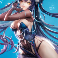 美しいドレスから魅せるムチムチ太もも！『勝利の女神：NIKKE』より「リトルマーメイド Abyss Flower」フィギュアが予約受付中