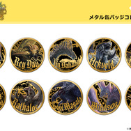 『モンハンワイルズ』アルマ、ジェマのアクリルフィギュアが‘登場！作中の武器アイコンも“メタルピンズ”に