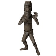 「figma モアイ像」がカッコいい…胸像だけでなく全身でスタイリッシュなアクションが可能なフィギュアが再販