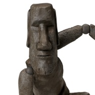 「figma モアイ像」がカッコいい…胸像だけでなく全身でスタイリッシュなアクションが可能なフィギュアが再販