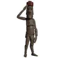 「figma モアイ像」がカッコいい…胸像だけでなく全身でスタイリッシュなアクションが可能なフィギュアが再販