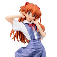 表情とポーズが可愛い制服「アスカ」！「エヴァンゲリオン」より5つのプライズフィギュアが順次展開