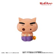 「ゲッチュー！」女装したひろしが“まちぼうけ”…！「クレしん ヤキニクロード」ガシャポンフィギュア全5種がオンラインにて予約販売