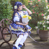 園田海未「ラブライブ!」／中野べこ（X：@bacon1007cos2nd）、撮影：ダリ（X：@dali_cameko）