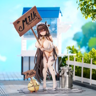 目のやり場に困るミルクメイド柄ビキニ…！『アズレン』より「樫野」が着せ替え衣装「フレッシュ＆スウィート！」の姿で立体化