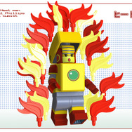 『ロックマン』のボスキャラたちがレゴに? ― 海外のCGアート