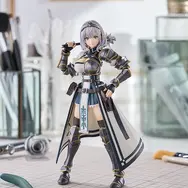 ホロライブ・白銀ノエルがフル可動プラモ化!素敵な笑顔パーツ、牛丼や団員さんなどオプションで様々なシチュエーションを表現