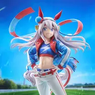 “シングレ”らしい力強い造形に注目!『ウマ娘 シンデレラグレイ』より「タマモクロス」が勝負服姿でフィギュア化