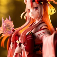 ホロライブ・百鬼あやめの巫女衣装Ver.フィギュアが予約受付開始！趣のある台座に、ぽよ余まで立体化し雰囲気満点