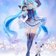 「雪ミク」×「クロミ」フィギュアが幻想的！ツインテールにはクリアパーツ、衣装はパール塗装により美しく変化