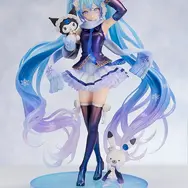 「雪ミク」×「クロミ」フィギュアが幻想的！ツインテールにはクリアパーツ、衣装はパール塗装により美しく変化