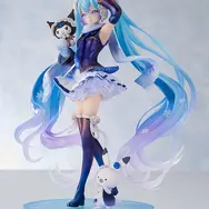 「雪ミク」×「クロミ」フィギュアが幻想的！ツインテールにはクリアパーツ、衣装はパール塗装により美しく変化