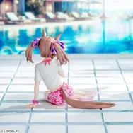 夏の雰囲気満載！『ウマ娘』スマートファルコンとコパノリッキーが、1.5周年楽曲「Gaze on Me!」ライブ衣装でプライズフィギュア化