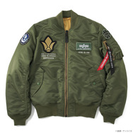 背中には“鉄華団マーク”！「機動戦士ガンダム 鉄血のオルフェンズ」から「三日月・オーガス」モデルのフライトジャケットMA-1が登場