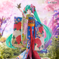 お値段約20万円の「初音ミク」日本人形フィギュアが可憐で美しい…！イラストレーター・藤ちょこ氏による描き下ろしイラストをもと立体化