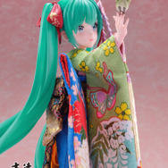 お値段約20万円の「初音ミク」日本人形フィギュアが可憐で美しい…！イラストレーター・藤ちょこ氏による描き下ろしイラストをもと立体化