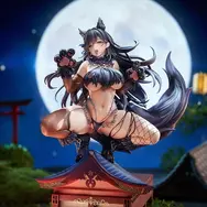 狼の如き衣装がセクシーかつ刺激的すぎる…！『アズレン』愛宕の着せ替え「月夜のお姉さん狼」がフィギュア化