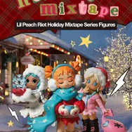 POP MART新作！リルピーチのホリデーミックステープシリーズがAliExpressで登場。音楽×冬デザインが可愛すぎる限定フィギュア【数量限定】