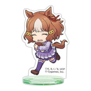 ミニキャラのウマ娘たちが全力疾走で可愛い！「ウマ娘 シングレ」の描き起こしアクスタ全15種が、ガシャポンにて11月第3週より発売