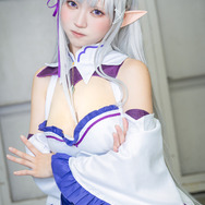 エミリア「Re:ゼロから始める異世界生活」／猫宮ハルナ（X：@Hapinachan_cos）