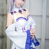 エミリア「Re:ゼロから始める異世界生活」／猫宮ハルナ（X：@Hapinachan_cos）