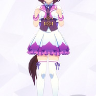 スペシャルウィークもコルセットにクローバーの飾りが。